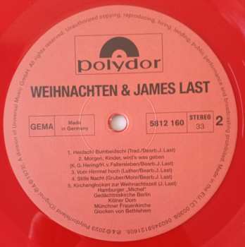 LP James Last: Weihnachten & James Last LTD | CLR 544859