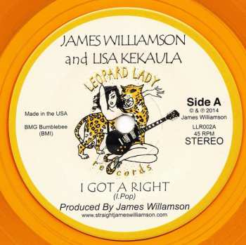 SP James Williamson: I Got A Right / Heavy Liquid CLR 341414