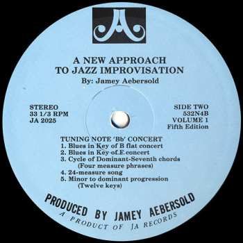 LP Jamey Aebersold: A New Approach To Jazz Improvisation 613701