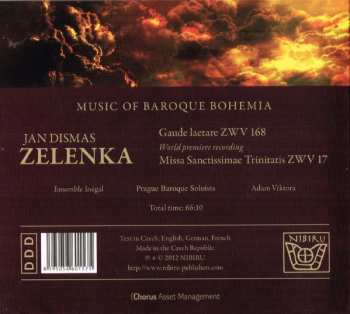 CD Jan Dismas Zelenka: Gaude Laetare ZWV 168 • Missa Sanctissimae Trinitas ZWV 17 190734