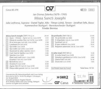 CD Jan Dismas Zelenka: Missa Sancti Josephi 292960