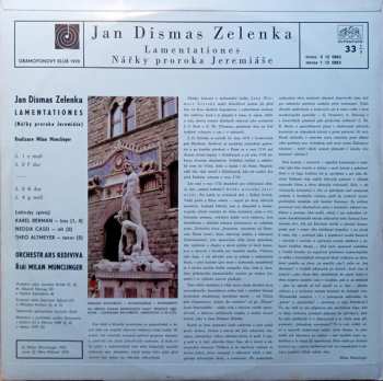 LP Jan Dismas Zelenka: Lamentationes Jeremiášovy Nářky 561573