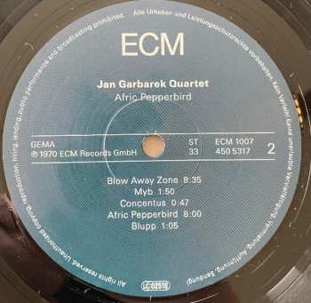 LP Jan Garbarek Quartet: Afric Pepperbird 568257