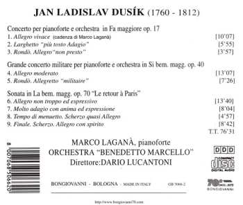 CD Jan Ladislav Dusík: Dusik: Concerto Op. 17, Concerto Op. 40, Sonata Op. 70 572787