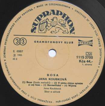 LP Jana Koubková: Bosa 68951