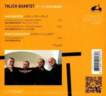 CD Leoš Janáček: Quatuor à Cordes N°1 « Sonate à Kreutzer », Quatuor à Cordes N°2 « Lettres Intimes »,  609335