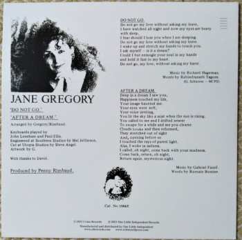 LP Jane Gregory: Do Not Go 593124