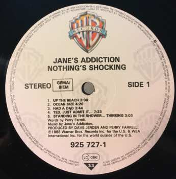 LP Jane's Addiction: Nothing's Shocking 649856