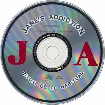 CD Jane's Addiction: Ritual De Lo Habitual 30675