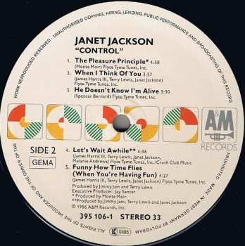 LP Janet Jackson: Control 631181