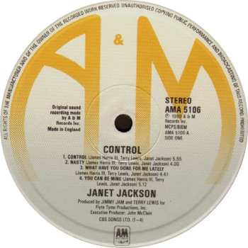 LP Janet Jackson: Control 632300