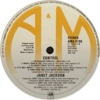 LP Janet Jackson: Control 632300