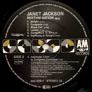 LP Janet Jackson: Rhythm Nation 1814 636163