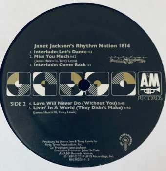 2LP Janet Jackson: Rhythm Nation 1814 LTD 425335