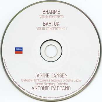 CD Antonio Pappano: Brahms • Bartok 1 45649