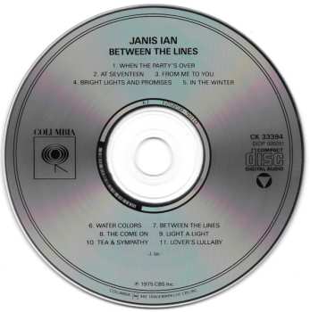 CD Janis Ian: Between The Lines 676479