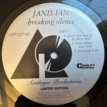 2LP Janis Ian: Breaking Silence LTD 542533