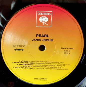 LP Janis Joplin: Pearl 626880