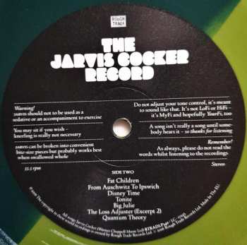 LP/SP Jarvis Cocker: The Jarvis Cocker Record LTD | CLR 360980