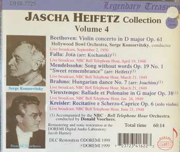 CD Jascha Heifetz: Collection Vol.4 651542