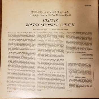 LP Jascha Heifetz: Concerto In E Minor / Concerto In G Minor CLR | LTD 596204