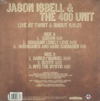 LP Jason Isbell And The 400 Unit: Live At Twist & Shout 11.16.07 CLR | LTD 483117