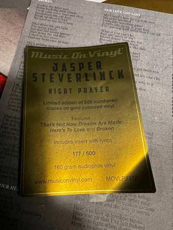 2LP Jasper Steverlinck: Night Prayer  CLR | LTD 562506