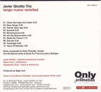 CD Javier Girotto Trio: Tango Nuevo Revisited 146870