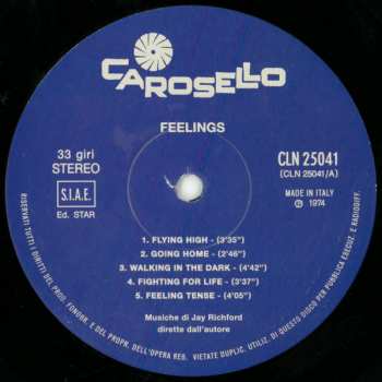 LP/CD Jay Richford: Feelings 156897