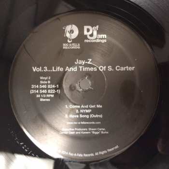 2LP Jay-Z: Vol. 3... Life And Times Of S. Carter 599358