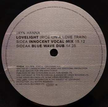 LP Jayn Hanna: Lovelight (Ride On A Love Train) Blue Amazon Remixes (MAXISINGL) 281997