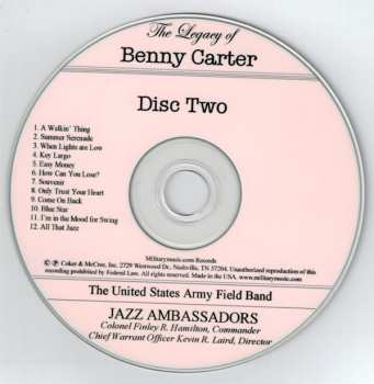 2CD The Jazz Ambassadors Of The United States Army Field Band: The Legacy Of Benny Carter 537912