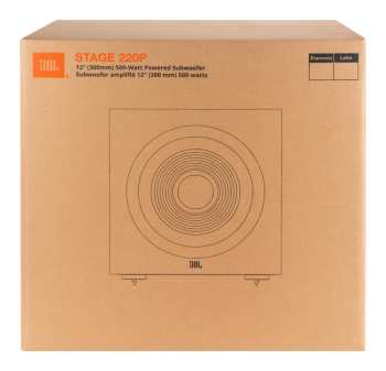 Audiotechnika JBL Stage 220P - Aktivní Subwoofer, 12", 250 W Rms - Bílá