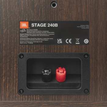 Audiotechnika JBL Stage 240B - 2-pásmové Regálové Reprosoustavy, 75 W Rms, 4,5" - černá