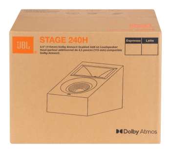 Audiotechnika JBL Stage 240H - 2-pásmové Dolby Atmos Modulové Reprosoustavy, 4,5" - Bílá