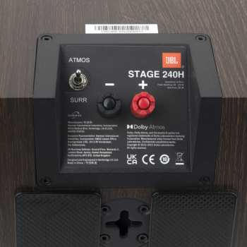 Audiotechnika JBL Stage 240H - 2-pásmové Dolby Atmos Modulové Reprosoustavy, 4,5" - černá