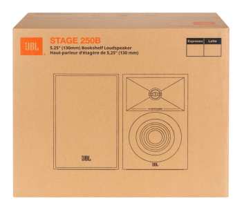 Audiotechnika JBL Stage 250B - 2-pásmové Regálové Reprosoustavy, 75 W Rms, 5,25" - černá