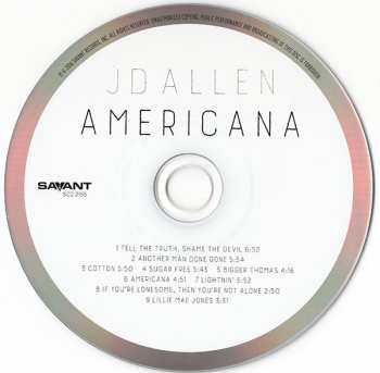 CD J.D. Allen: Americana (Musings On Jazz And Blues) 365283