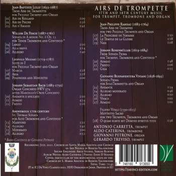 CD Johann Sebastian Bach: Airs De Trompette (17th And 18th Century Music For Trumpet, Trombone And Organ) 573932