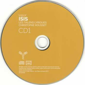 2CD Jean-Baptiste Lully: Isis LTD | NUM 107109