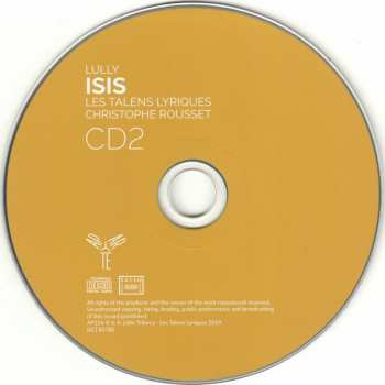 2CD Jean-Baptiste Lully: Isis LTD | NUM 107109