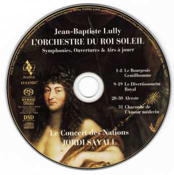 SACD Jean-Baptiste Lully: L’Orchestre Du Roi Soleil (Symphonies, Ouvertures & Airs À Jouer) 600017