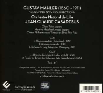 2CD Gustav Mahler: Symphony No. 2 'Resurrection' 544944