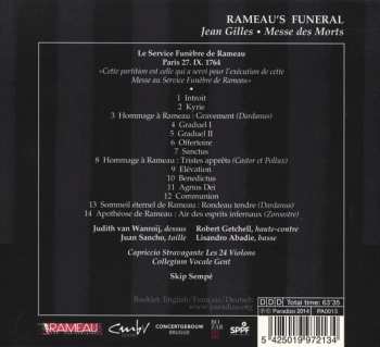 CD Jean Gilles: Rameau’s Funeral, Paris 27.IX.1764 557793