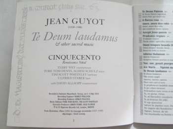 CD Jean Guyot: Te Deum Laudamus & Other Sacred Music 596710