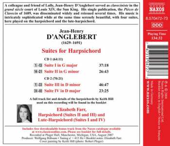 2CD Elizabeth Farr: Suites For Harpsichord 335592