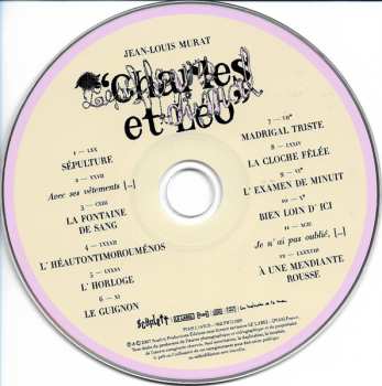 CD Jean-Louis Murat: Charles Et Léo Les Fleurs Du Mal 606049