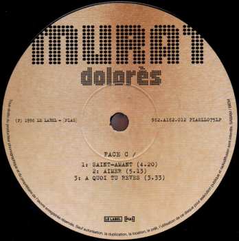 2LP Jean-Louis Murat: Dolorès LTD 72559