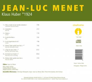 CD Jean-Luc Menet: Œuvres Pour Flûtes  335318