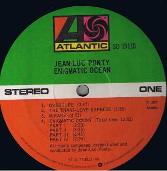 LP Jean-Luc Ponty: Enigmatic Ocean 644488